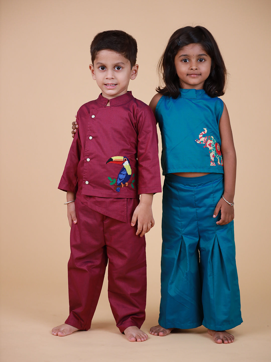 Asymentrical shirt Full Pant Set – Perfect for Parties