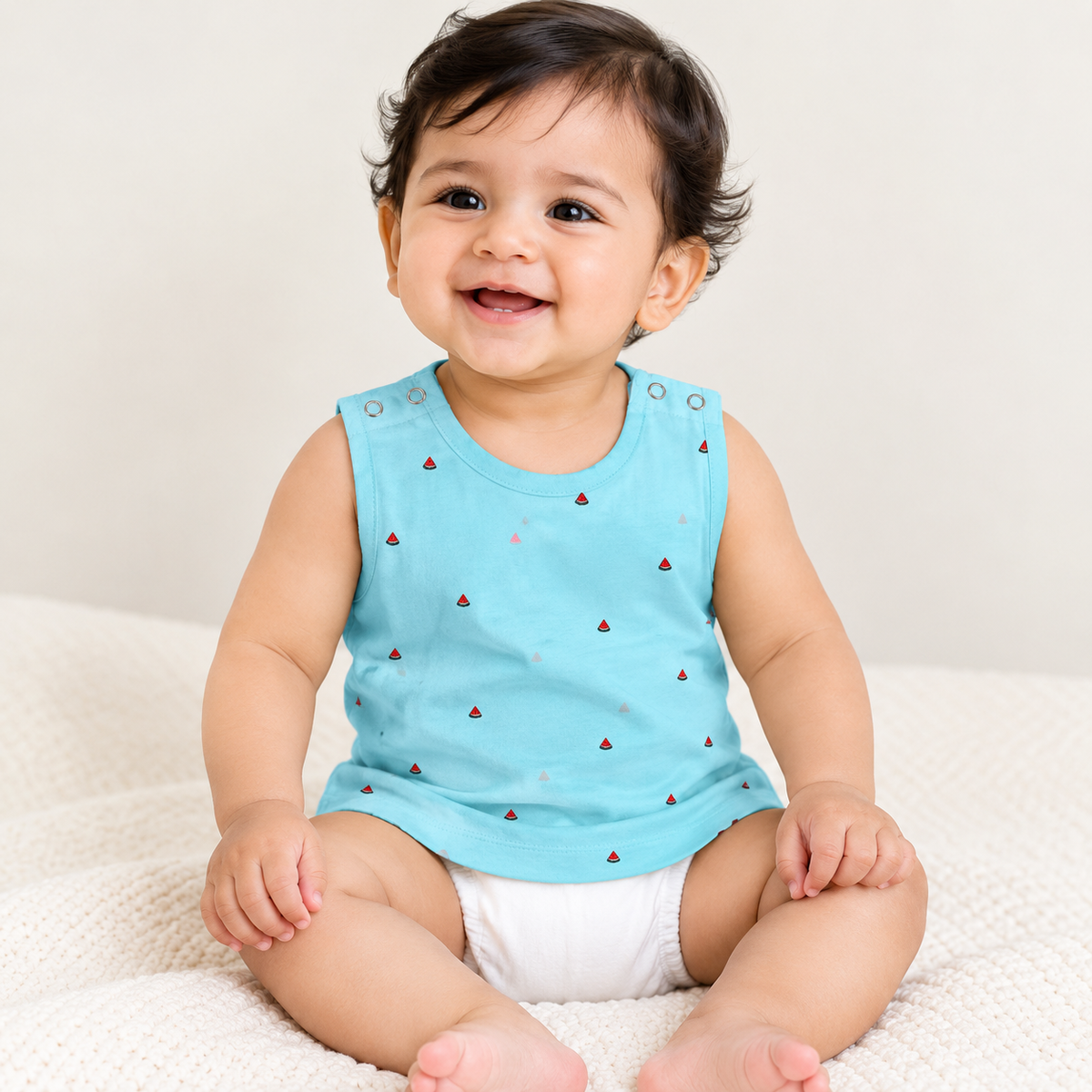 100 % Cotton Printed Jabla for Newborns & Infants