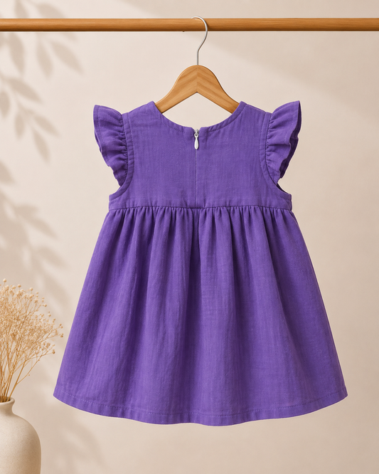 Twilight Purple- Kimono Frock