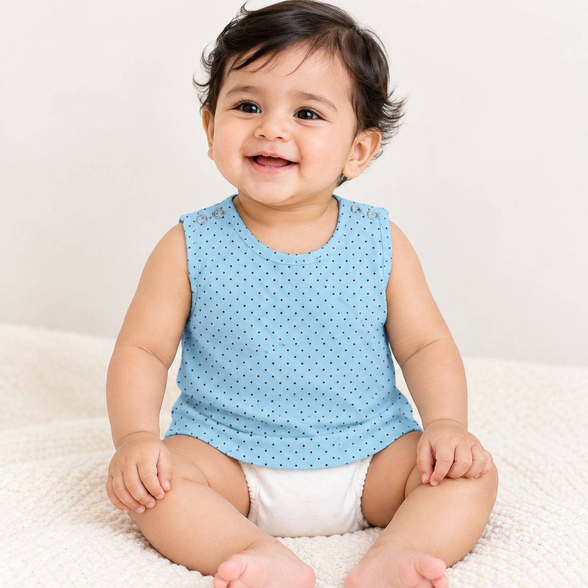 100 % Cotton Printed Jabla for Newborns & Infants