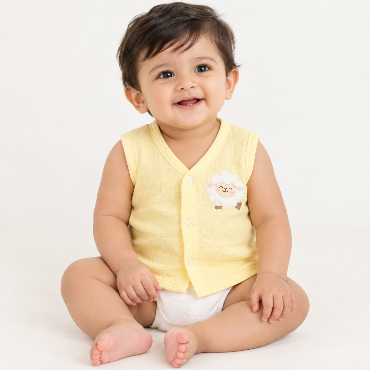 100 % Cotton Printed Jabla for Newborns & Infants