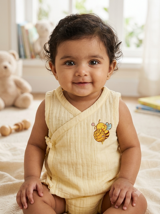 100 % Cotton Printed Jabla for Newborns & Infants
