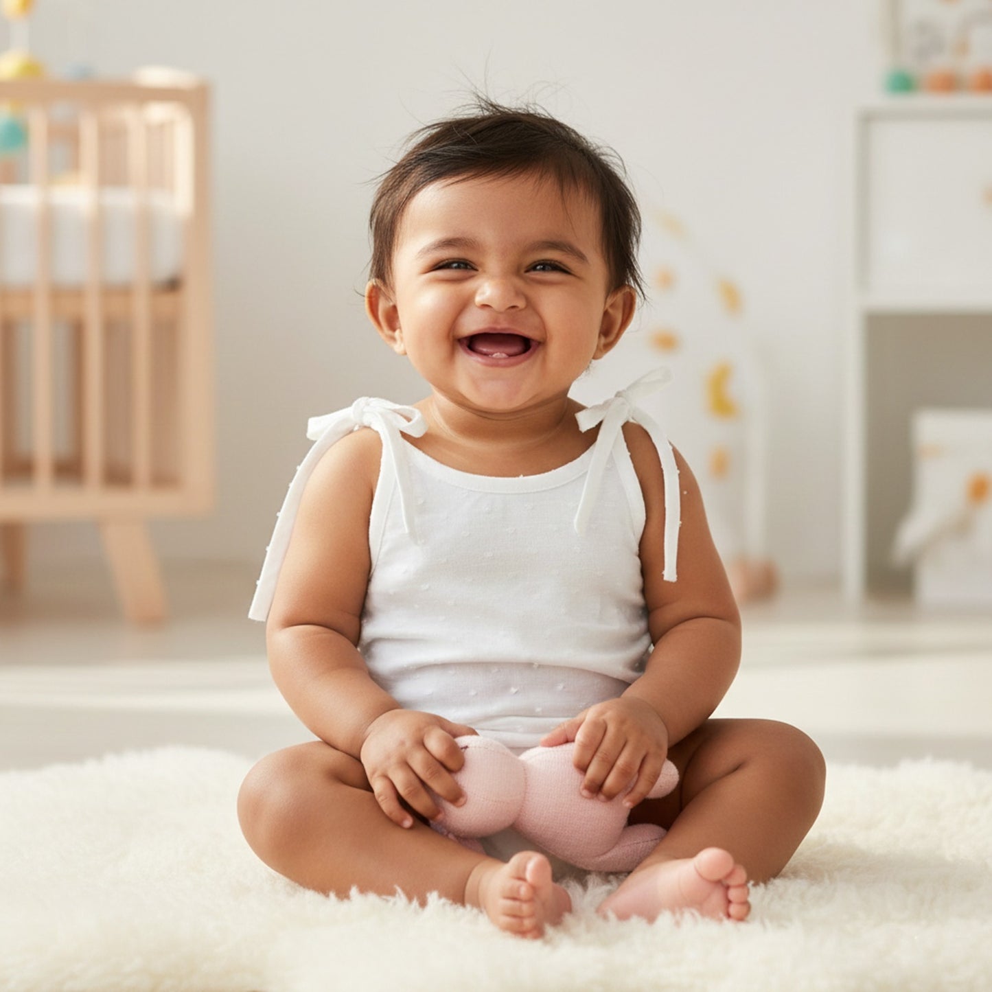 Cloud Knot White Dobby Top Knot Jabla