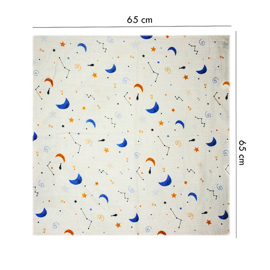 100% Crinkled Muslin Cotton Swaddle Wrap for Newborns, Sleep Blanket