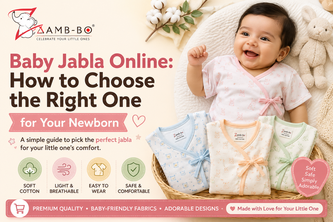 Soft cotton Baby Jabla Online for newborn comfort