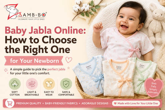 Soft cotton Baby Jabla Online for newborn comfort