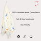 100% Crinkled Muslin Cotton Swaddle Wrap for Newborns, Sleep Blanket