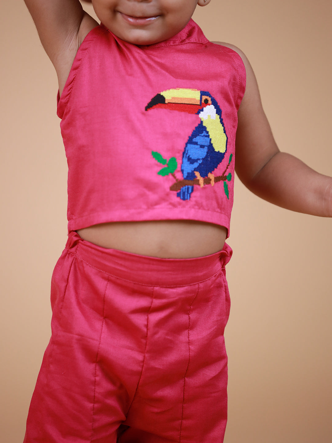 Trendy Halter Neck Full Pant Set – Perfect for Parties