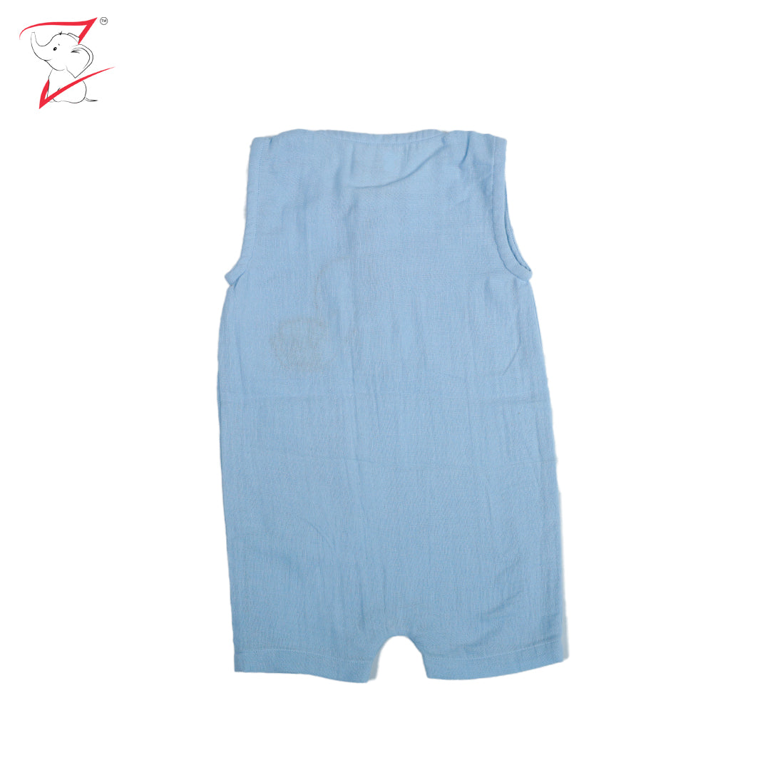 100% Crinkled Cotton Muslin Embroidery Rompers -Unisex