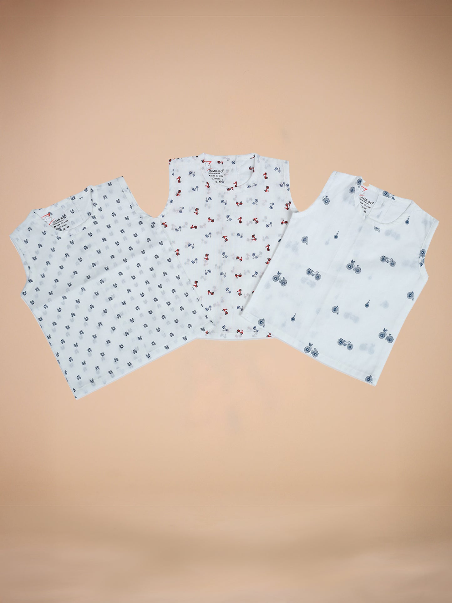 100 % Cotton Printed Jabla for Newborns & Infants