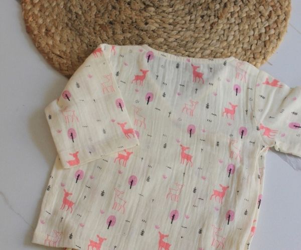 100 % Cotton Printed Jabla for Newborns & Infants