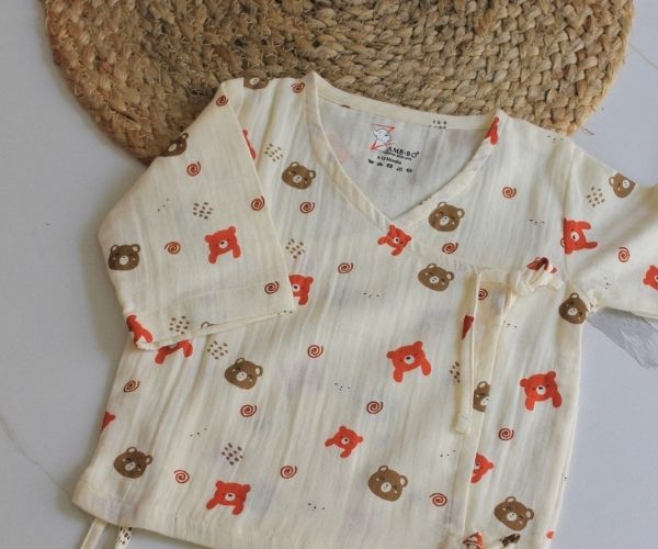 100 % Cotton Printed Jabla for Newborns & Infants