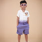 Dreamy Dyes - Violet Ombre Shirt & Shorts for unisex