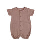 100% Crinkled Cotton Muslin Rompers | Onesies | Unisex