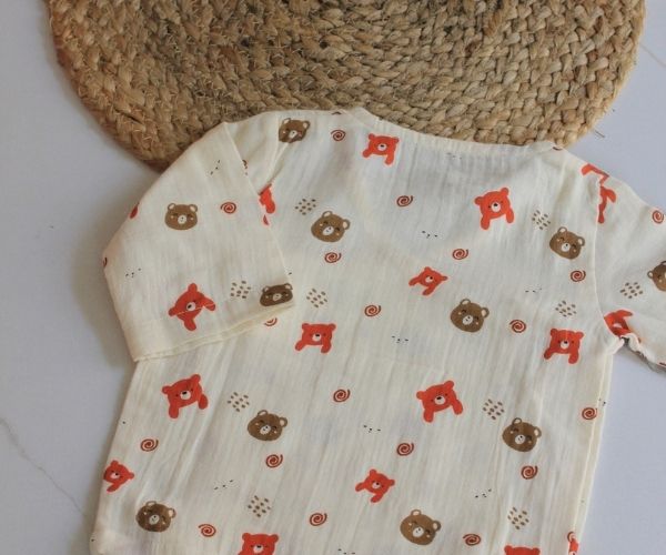100 % Cotton Printed Jabla for Newborns & Infants