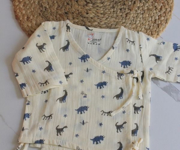100 % Cotton Printed Jabla for Newborns & Infants