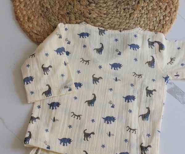 100 % Cotton Printed Jabla for Newborns & Infants