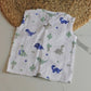 Wildlings Sleeveless Front open Jabla | Assorted Prints | 100% Muslin Cotton | Newborn Baby Wear