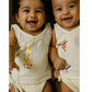 Crinckled Muslin Cotton Jabla - I'm Happy - Pack of 2