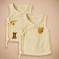 Crinckled Muslin Cotton Jabla - Honey & bear - Pack of 2