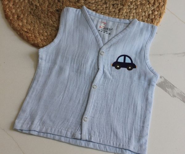 100 % Cotton Printed Jabla for Newborns & Infants