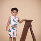 Organic Cotton Halter neck Co-ord set for Girls