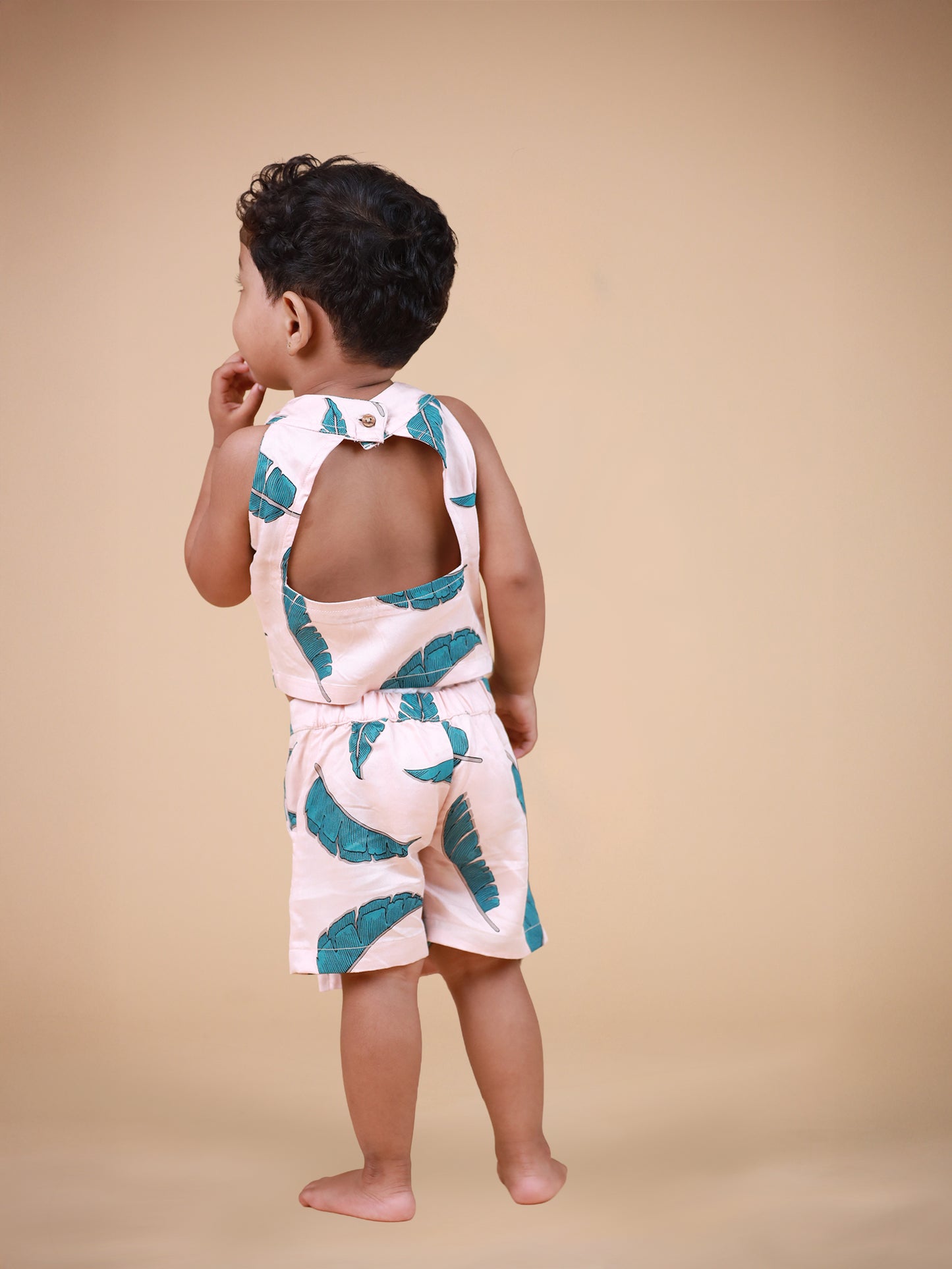 Organic Cotton Halter neck Co-ord set for Girls