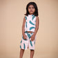 Organic Cotton Halter neck Co-ord set for Girls