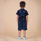 Organic Cotton printed shirt & Crinckled Shorts bottom