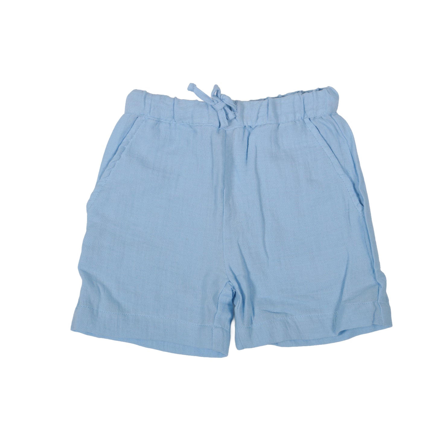 Organic Cotton printed shirt & Crinckled Shorts bottom