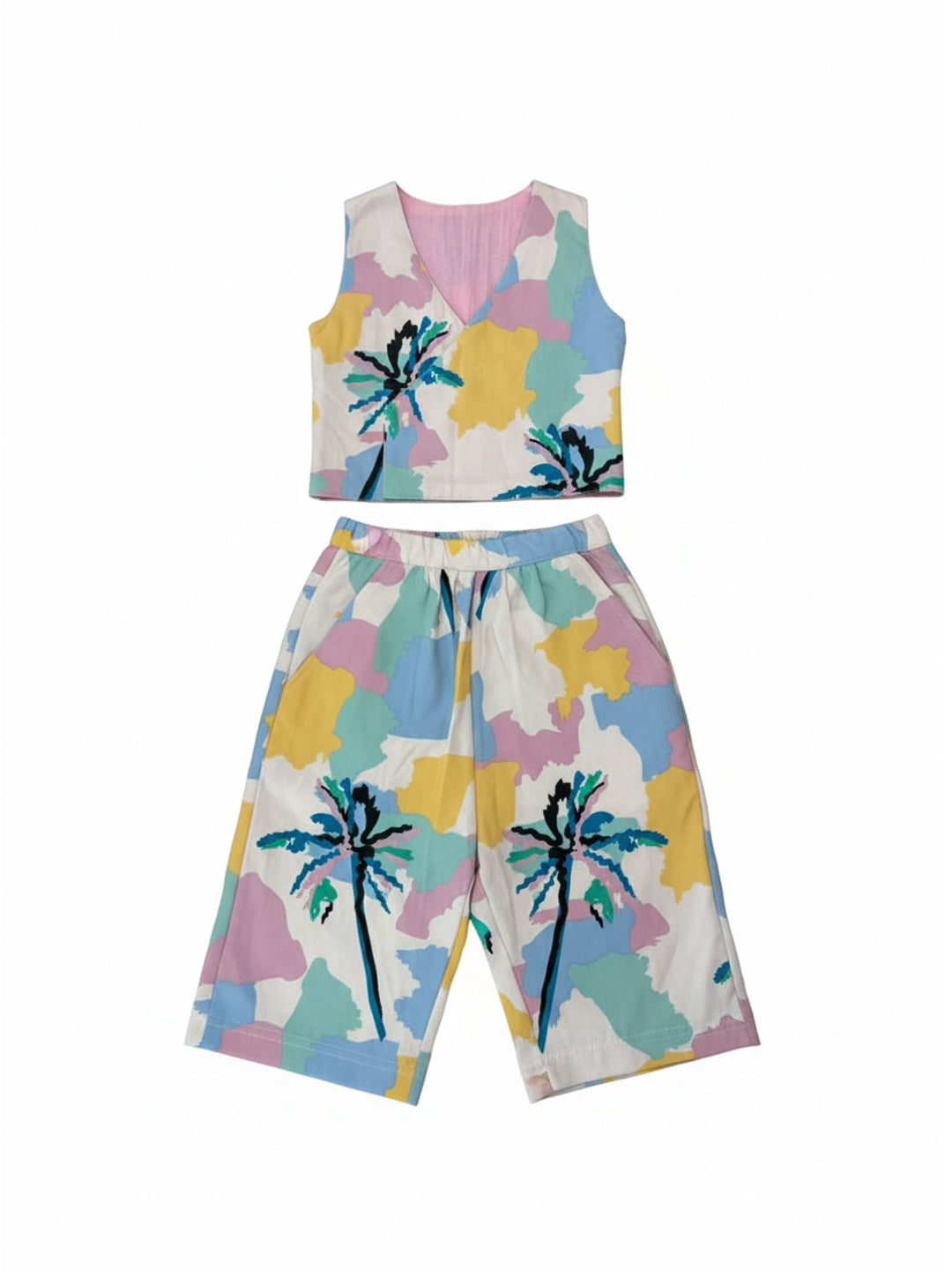 Organic Cotton Reversible top & bottom for Girls