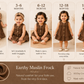 Cocoa Bloom - Crinkled Muslin A-line Sleeveless Frock
