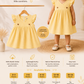 Twilight Yellow-  Kimono Frock