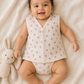 Wildlings Sleeveless Front open Jabla | Assorted Prints | 100% Muslin Cotton | Newborn Baby Wear
