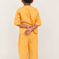 Shine Yellow with Embroidered Boys Co-ords set