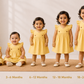 Twilight Yellow-  Kimono Frock