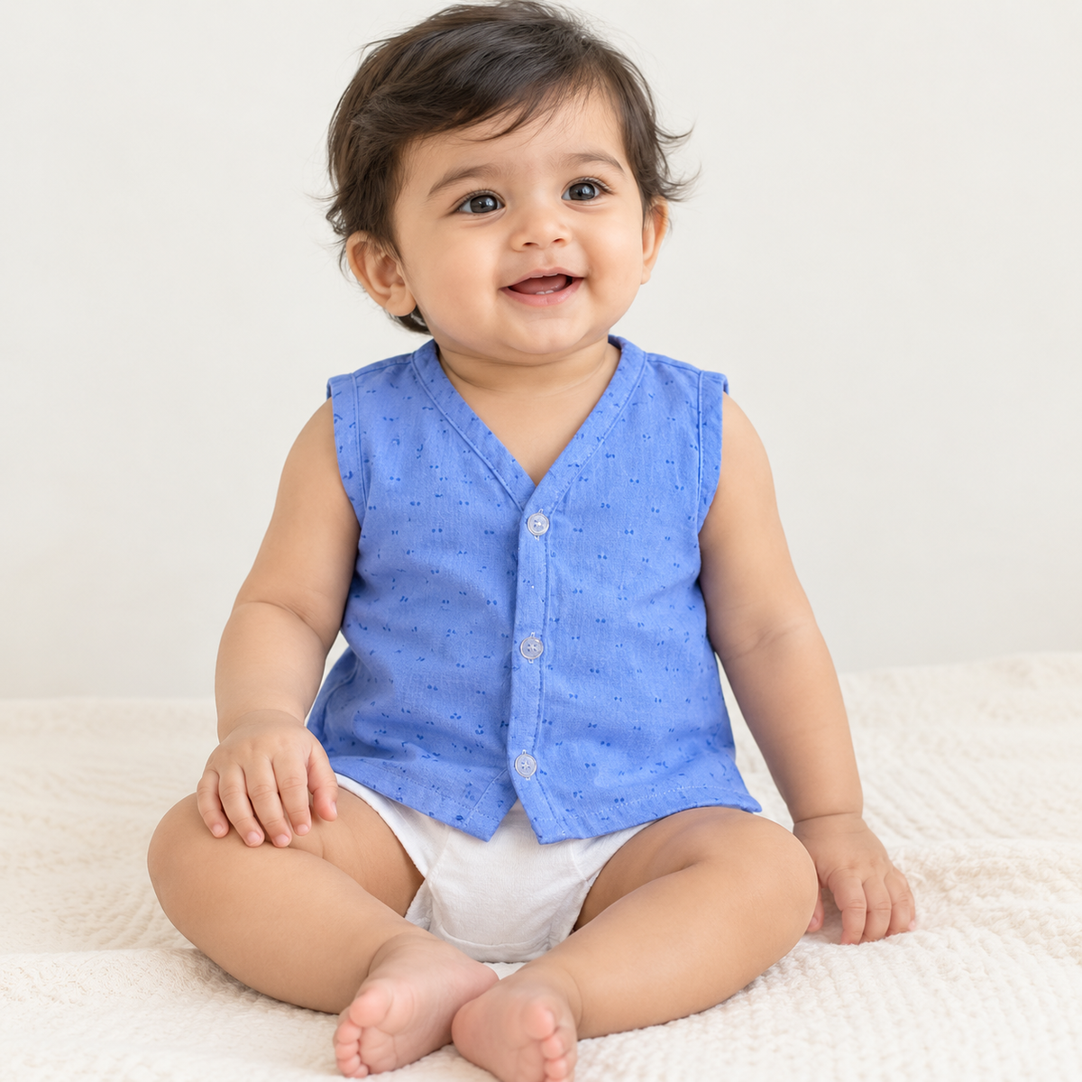 Playful Parade Full Sleeve Front open Jabla | 100% Cotton | Newborn Baby Wear