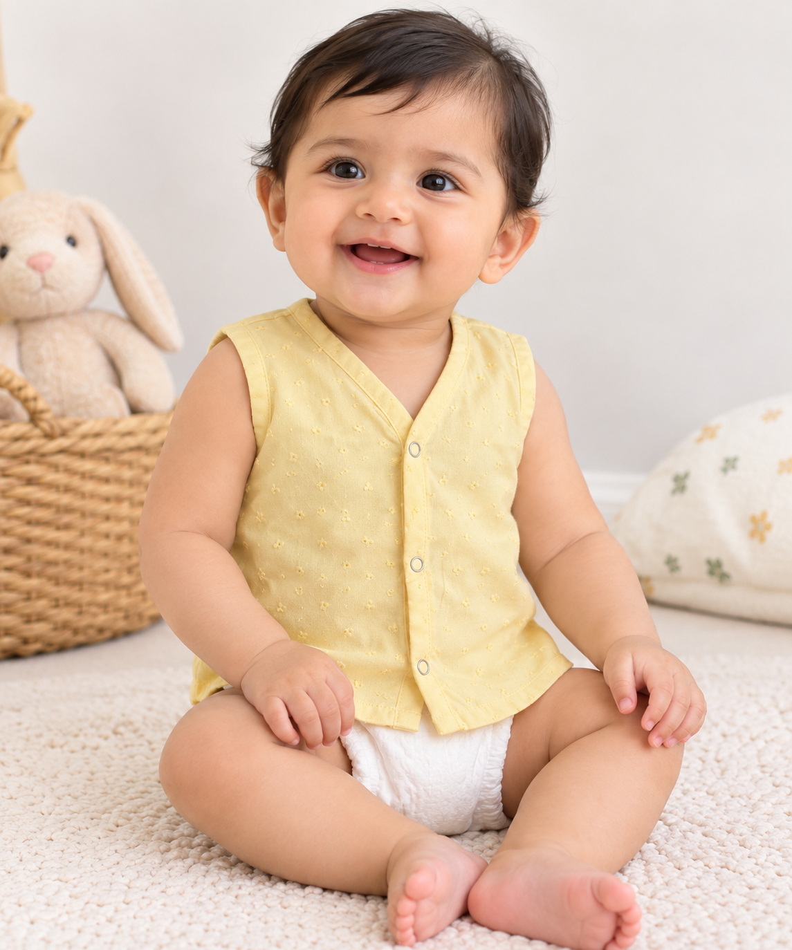 Playful Parade Full Sleeve Front open Jabla | 100% Cotton | Newborn Baby Wear