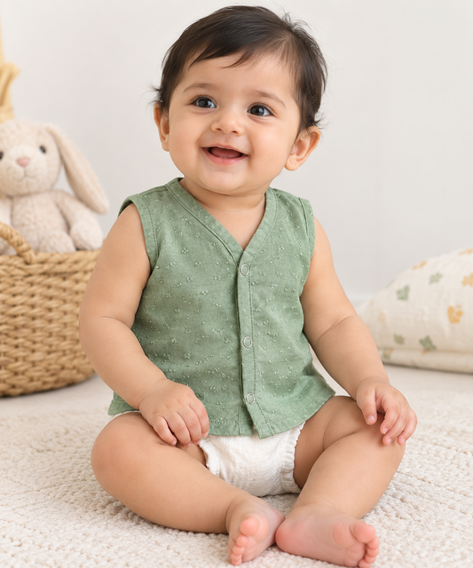 Playful Parade Full Sleeve Front open Jabla | 100% Cotton | Newborn Baby Wear