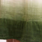 Green Ombre Frock with Vest Embroidery