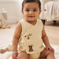 100 % Cotton Printed Jabla for Newborns & Infants