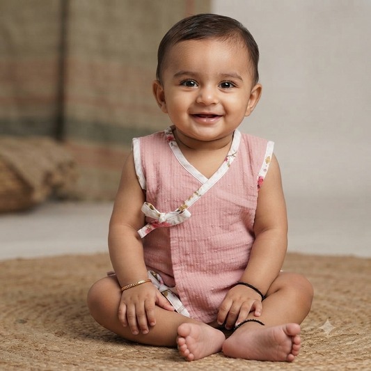 100 % Cotton Printed Jabla for Newborns & Infants