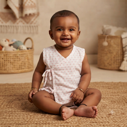 100 % Cotton Printed Jabla for Newborns & Infants