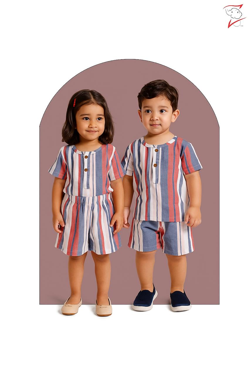 100% Organic Cotton printed Coord Sets for Toddler