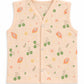 Wildlings Sleeveless Front open Jabla | Pack of 4 | Assorted Prints | 100% Muslin Cotton | Newborn Baby Wear