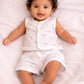 All over Printed & Plain Muslin Jhabla - pack of 3