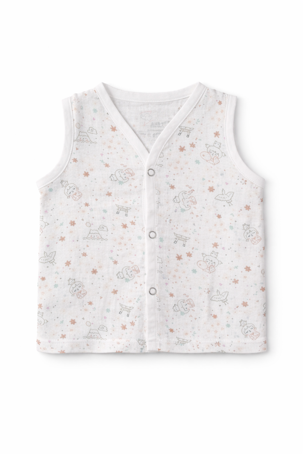 All over Printed & Plain Muslin Jhabla - pack of 3