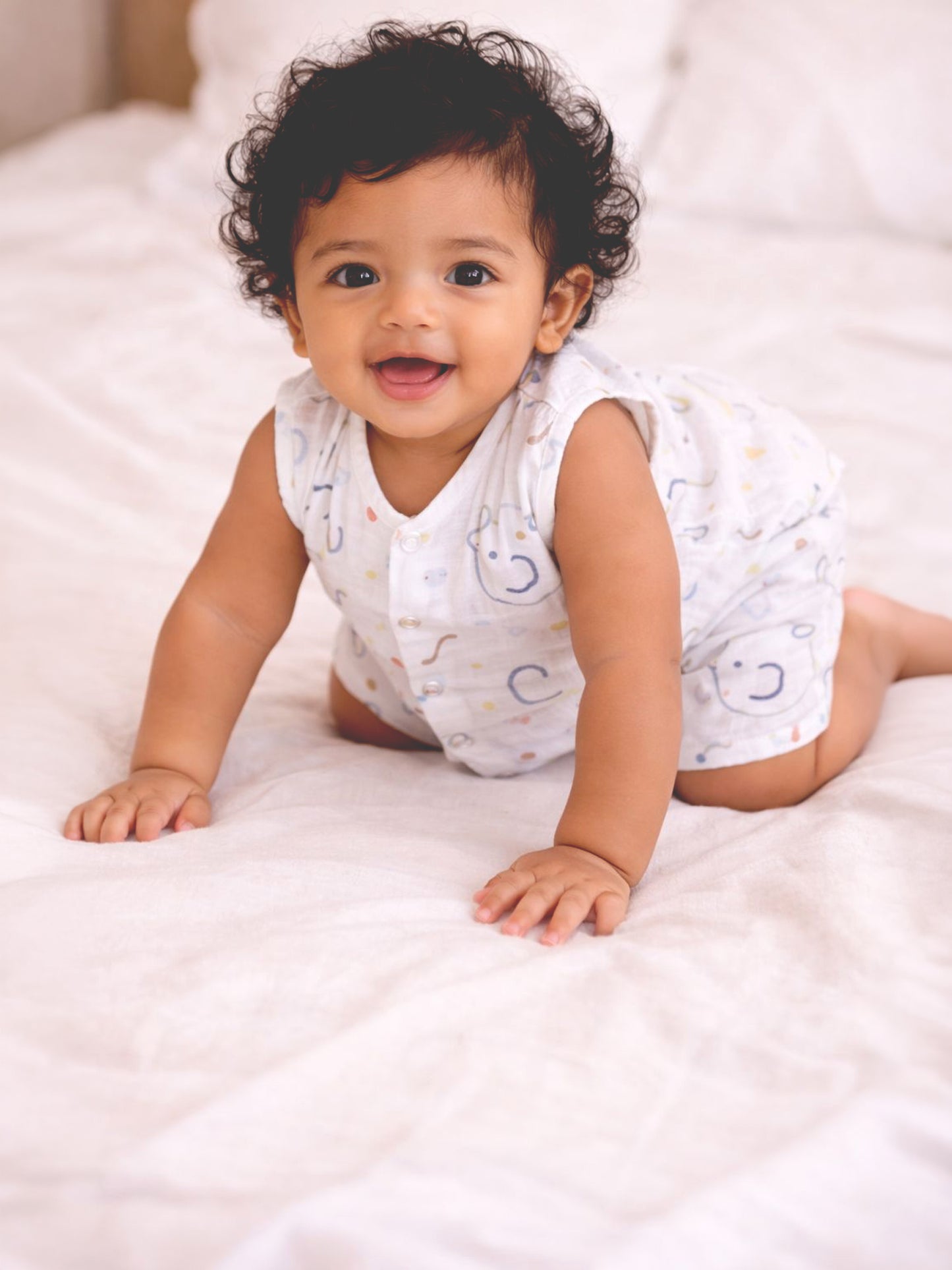 All over Printed & Plain Muslin Jhabla - pack of 3