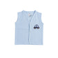 Sweetheart front open with chest Printed Jhabla