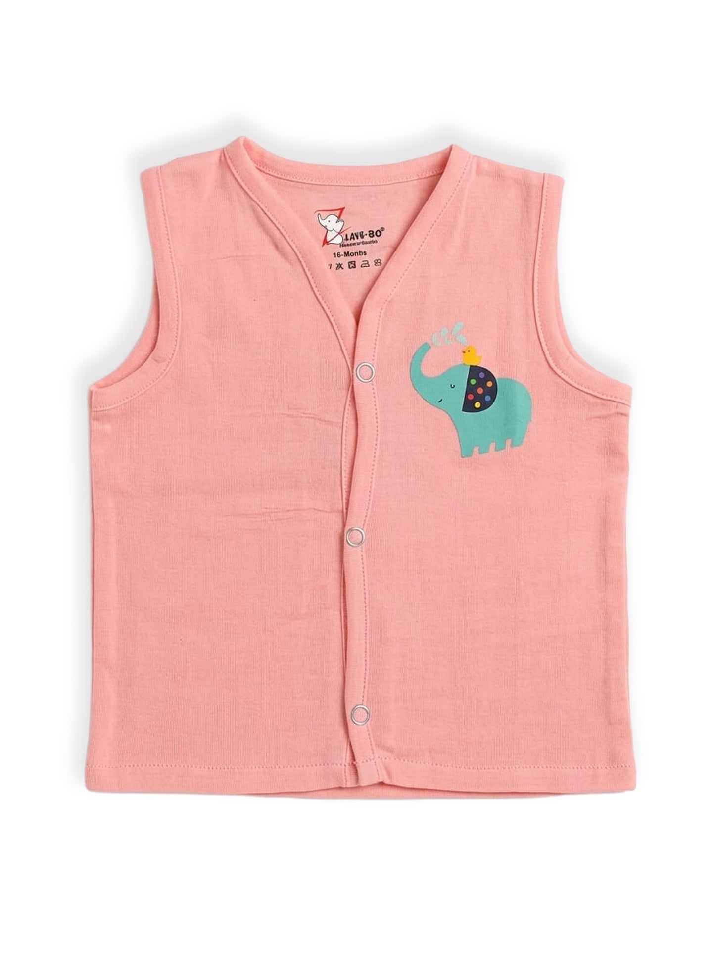 Sweetheart front open with chest Printed Jhabla